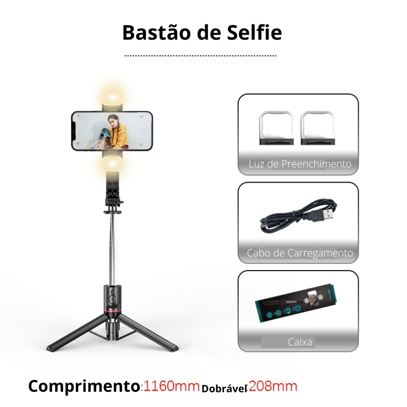 LopferShop® | Selfiegram 2 Luzes Integradas